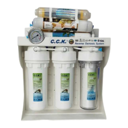 دستگاه تصفیه آب 8 مرحله ای سی سی کا مدل 8-st به همراه 3 عدد فیلتر الیافی و فیلتر کربن بلاک و فیلتر کربن پودری و ضامن ضد نشت