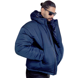 کاپشن مردانه مدل باکسی کد 2 رنگ سرمه ای