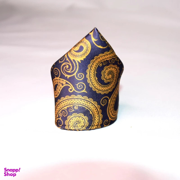 ست کراوات و دستمال جیب مردانه آیکت مدل بته جقه محو کد z3