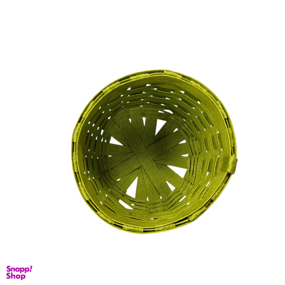 سبد حصیری کد 6127 رنگ سبز