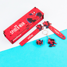 بسته لوازم تحریر مدل مرد عنکبوتی مجموعه 5 عددی