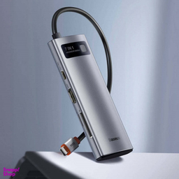 هاب 7 پورت Type-C بیسوس مدل Metal Gleam Series BS-OH146