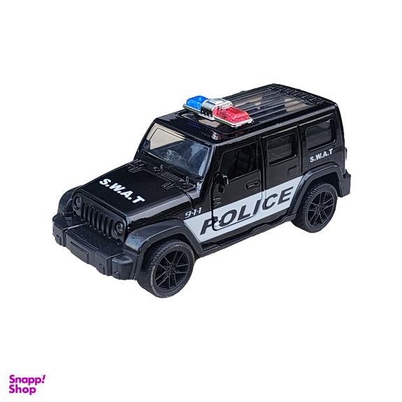 ماشین بازی ناب سل مدل جیپ پلیس فلزی عقب کش