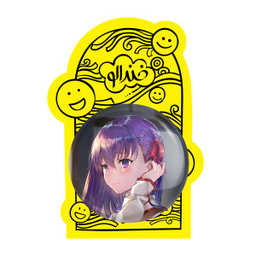 آینه جیبی خندالو طرح ساکورا انیمه فیت استی نایت Fate Stay Night مدل تاشو کد 22797
