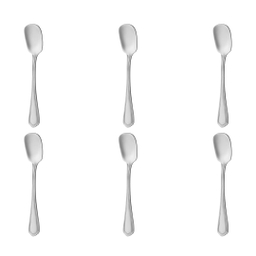 قاشق بستنی خوری ناب استیل مدل ونیز بسته 6 عددی