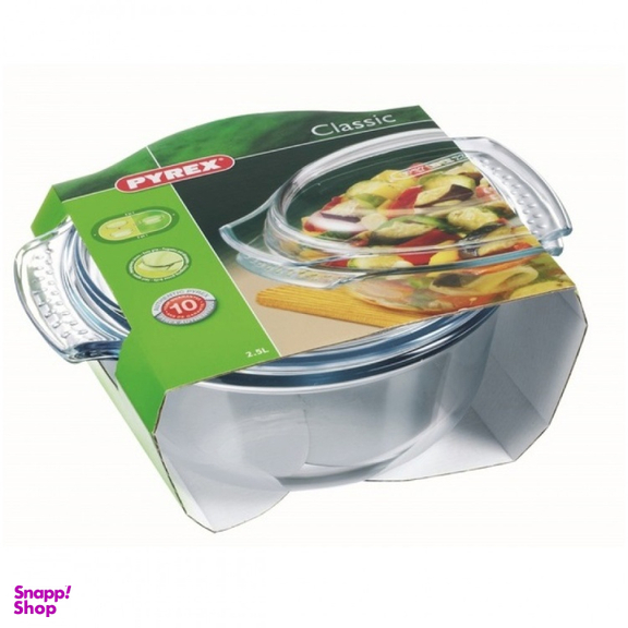 ظرف قابلمه پیرکس مدل 112A000 گنجایش 2.5 لیتر