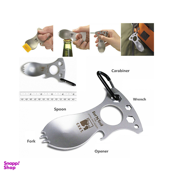 قاشق چنگال چندکاره سی آر کی تی مدل Eat N Tool 9100K