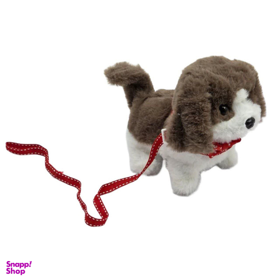 عروسک ناب سل مدل سگ پولیشی قلاده دار موزیکال جعبه دار Polish collared dog NAAB001 ارتفاع 15 سانتی متر