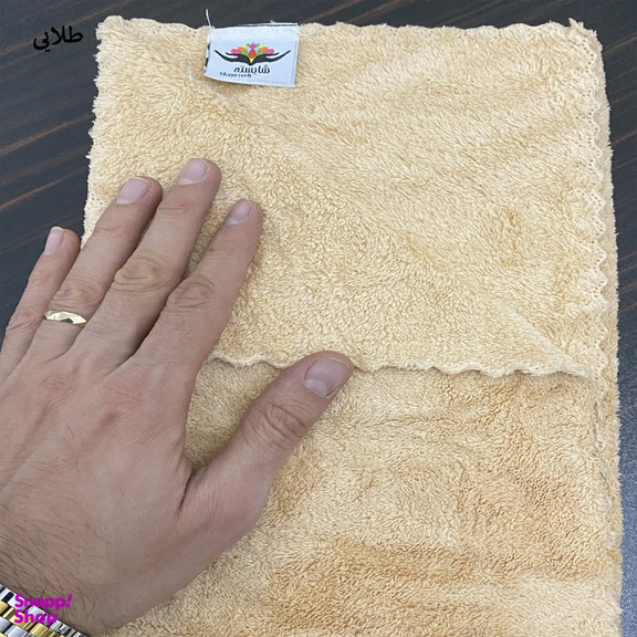 حوله دستی شایسته مدل تارا سایز 32×72 سانتی متر