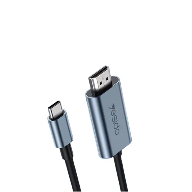 کابل تبدیل Type-C به HDMI یسیدو مدل HM10 طول 2 متر