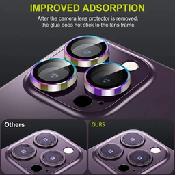 محافظ لنز دوربین بوف مدل HD-ColorLenz مناسب برای گوشی موبایل اپل iPhone 16 Pro Max / 16 Pro