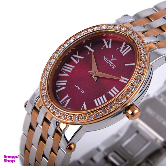 ساعت مچی عقربه ای زنانه ویکتور مدل Viw007