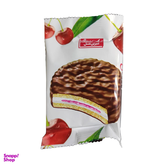 بیسکوئیت روکش دار با طعم آلبالو شیرین عسل وزن 25 گرم