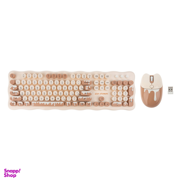 کیبورد و ماوس مافی مدل Ice Cream