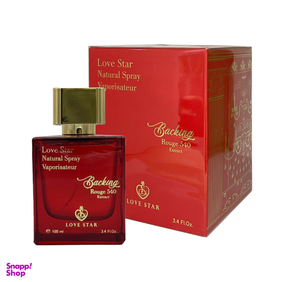 ادوپرفیوم لاو استار مدل باکارات رژ 540 حجم 100 میلی لیتر