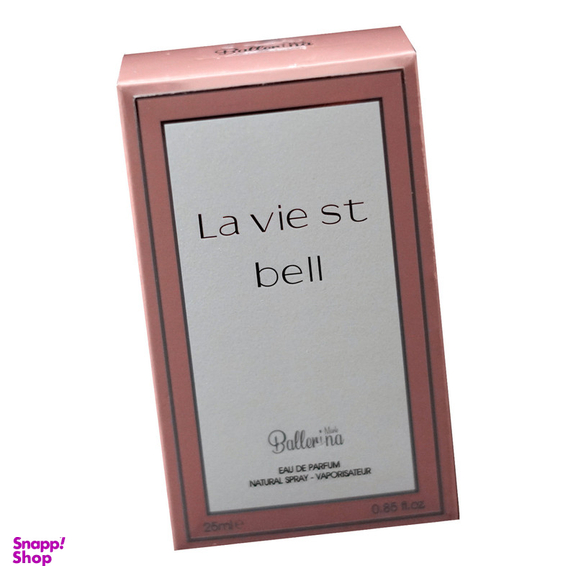 عطر جیبی زنانه بالرینا مدل La vie bell  حجم 25 میلی‌لیتر