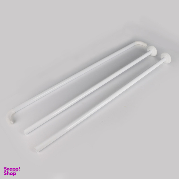 میله پرده حمام پیسو مدل U-AL سایز 90x90 سانتی متر