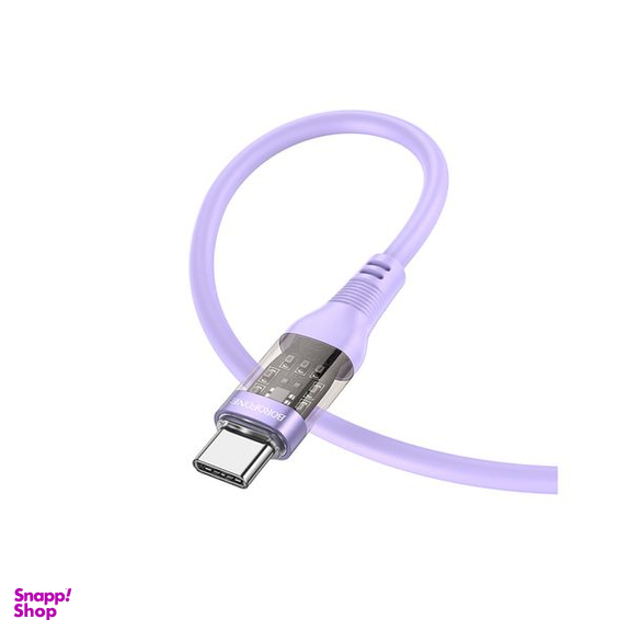 کابل USB-C بروفون مدل BU37 60W طول 120 سانتی متر