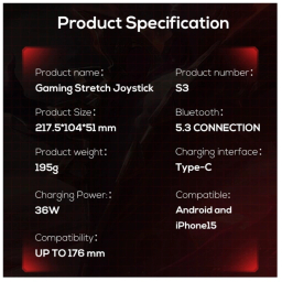 دسته بازی موبایل ممو مدل S3