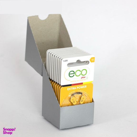 باتری سمعک اکو پلاس مدل 10 بسته ۶۰ عددی