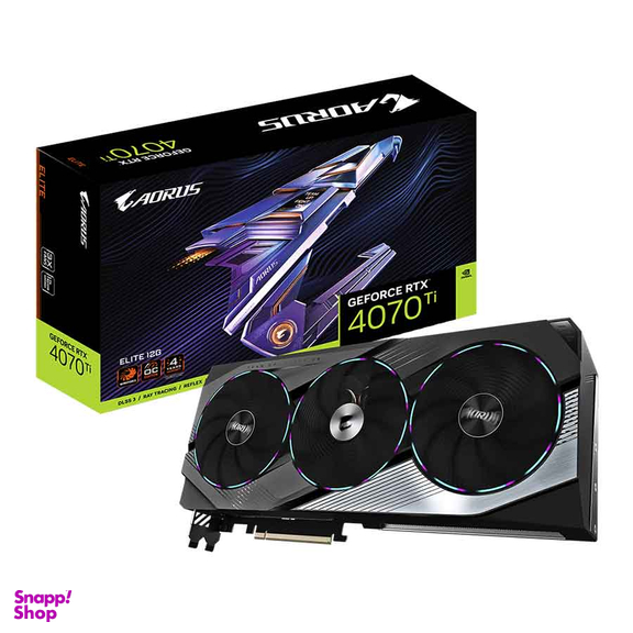 کارت گرافیک گیگابایت مدل AORUS GeForce RTX 4070 Ti ELITE 12G GDDR6X