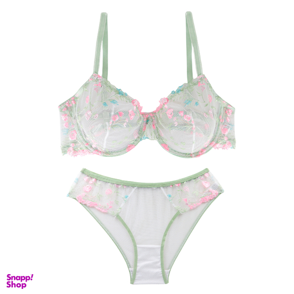 ست شورت و سوتین زنانه نوشه پوش کد 88933 رنگ سفید