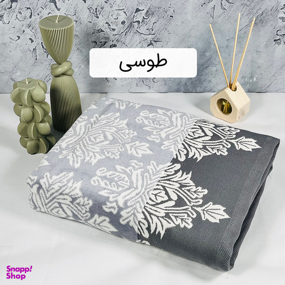 حوله حمام آذرریس طرح امیلی سایز 100×165 سانتی متر