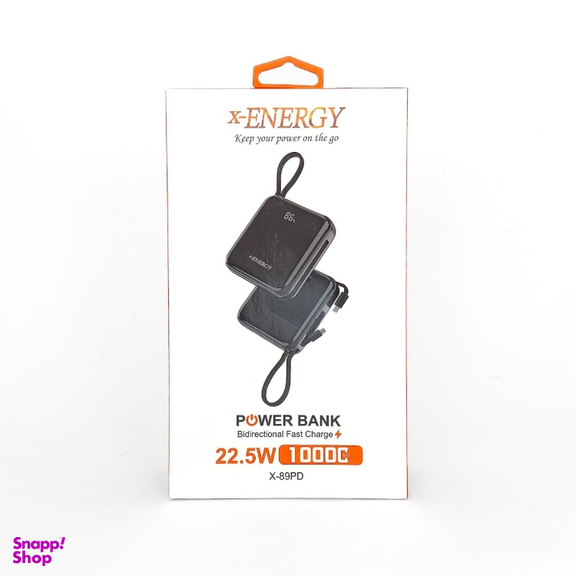 پاوربانک ایکس انرژی مدل X-89PD ظرفیت 10000 میلی آمپر ساعت
