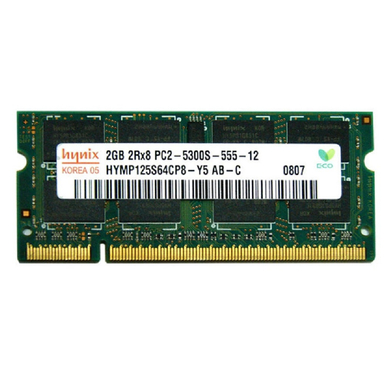 رم لپ تاپ هاینیکس مدل DDR2 2GB 2Rx8 PC2 5300S 555 12 ظرفیت 2 گیگابایت