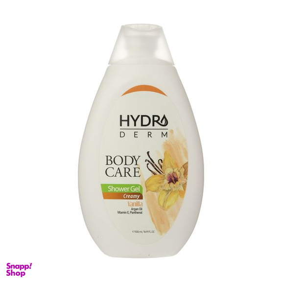شامپو بدن کرمی هیدرودرم مدل Vanilla حجم 500 میلی لیتر