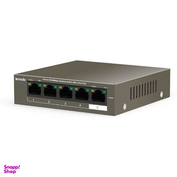 سوییچ غیرمدیریتی 5 پورت PoE تندا مدل TEF1105P-4-38W