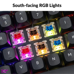 کیبورد مخصوص بازی کیکرون مدل Keychron K8 Pro Banana Switch