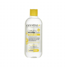 محلول پاک کننده آرایش کریستال مدل Cleansing Micellar Water حجم 400 میلی لیتر