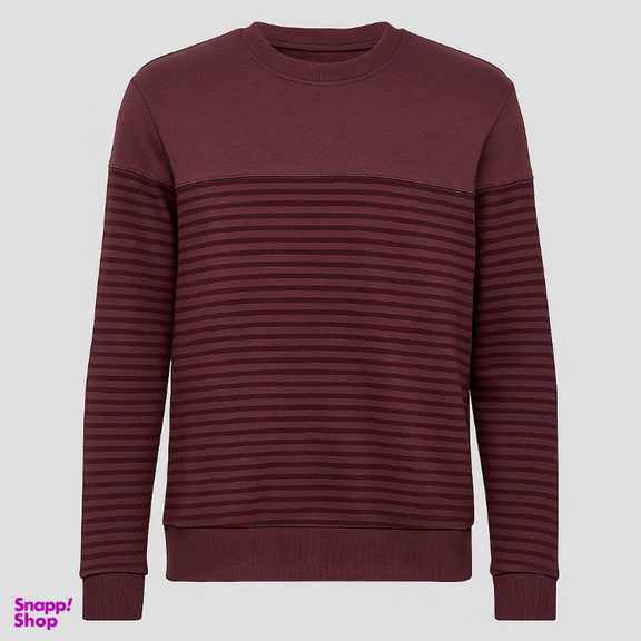 پلیور آستین بلند مردانه مدل 199388 رنگ زرشکی