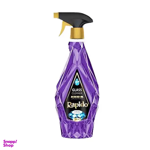 مایع شیشه شوی راپیدو مدل بنفش با ساشه کنسانتره حجم 500 گرم