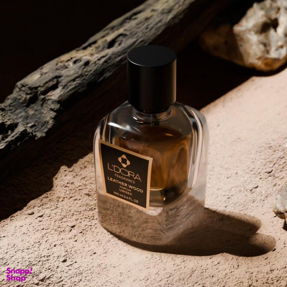 پرفیوم لدورا فرگرنس مدل LEATHER WOOD حجم 100 میلی لیتر