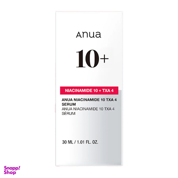 سرم آنوا مدل نیاسینامید 10% و ترانگزامیک اسید 4% حجم 30 میلی لیتر