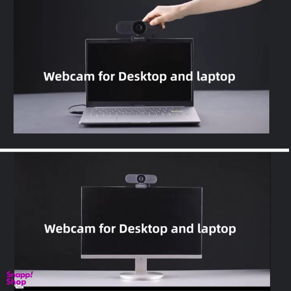 وب کم پاویفو مدل 4K AI Auto-Framing With Remote Control