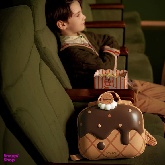 کوله پشتی بچگانه زوی زویی مدل Chocolate Ice Cream کد B18-D