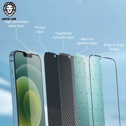 محافظ صفحه نمایش حریم شخصی گرین مدل Steve Privacy مناسب برای گوشی موبایل اپل iPhone 13 pro max /14 Plus