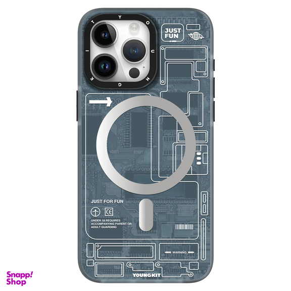 کاور یانگ کیت مدل Technology Futuristic مناسب برای گوشی موبایل اپل iphone 16promax