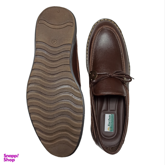 کفش روزمره چرم طبیعی مردانه تچر مدل TCH002-gh