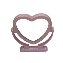 آینه رومیزی دو طرفه مدل قلب فانتزی کد 001