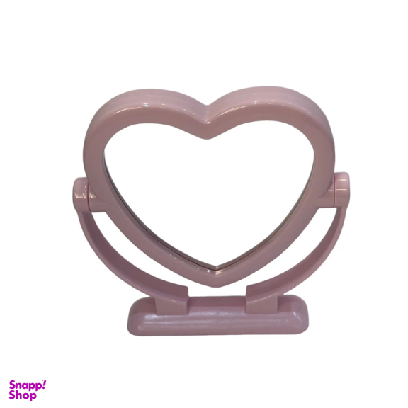 آینه رومیزی دو طرفه مدل قلب فانتزی کد 001