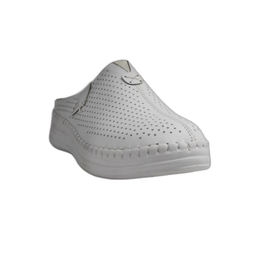 دمپایی طبی زنانه جلو بسته شهرام طب کد 3033 رنگ سفید