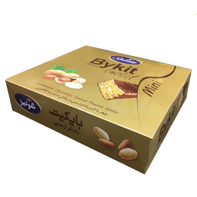 ویفر با کرم بادام زمینی و روکش فرآورده کاکائویی شونیز وزن 500 گرم
