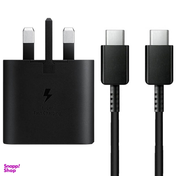 آداپتور شارژر سامسونگ مدل PD 25W با کابل USB Type-C