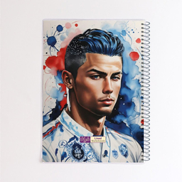 دفتر مشق ۸۰ برگ دایان طرح فیفا کد ۵۳۶۴۲ بسته ۴ عددی