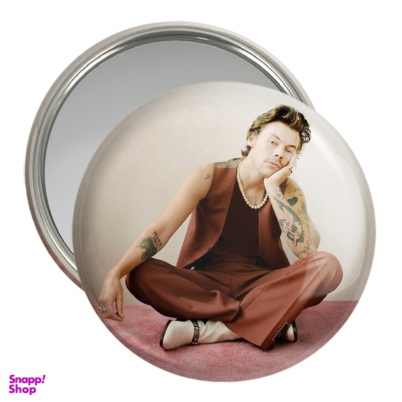 آینه جیبی خندالو مدل هری استایلز گروه موسیقی وان دایرکشن One Direction  کد 18945