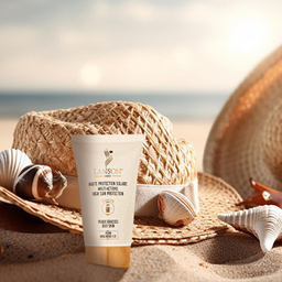 کرم ضدآفتاب رنگی لانسون SPF50 مدل مالتی اکشن مناسب پوست های چرب حجم 40 میلی لیتر